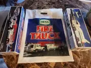 1999 Hess Truck W SPACE SHUTTLE Collectible Gasoline 2000 FIRE TRUCK New In Box
