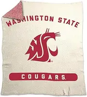 Logo Brands Washington State Cougars Luxe Prime Dreams Throw