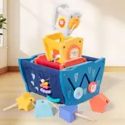 Stacking and Nesting Boxes Preschool Color Cognition Birthday Gift Shape Sorting
