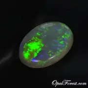 Australian Solid Crystal Opal Ring Pendant Oval Bright Full Color Play Quality
