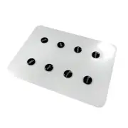 1 Piece Glass Mouse Skates Feet Pads Universal Small Round Dots Sticker DIY3442