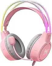 ONIKUMA Słuchawki Gamingowe x15 Pro RGB różowe (przewodowe) Brand:
