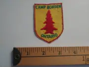 * 1 70S VOYAGER CAMP BORDEN ONTARIO CANADIAN AIR FORCE ARMY CFB PATCH CREST *