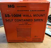 Brand New MG Eletronics SS-100H Wall Mount Self Contained Siren