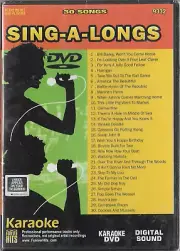 Sing-A-Longs Karaoke 30 Songs DVD Brand New Sealed #9932