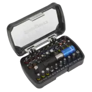 Power Tool Bit Set 32pc Colour-Coded S2 S01035 Sealey New