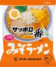 Japanese Noodles Ramen Miso Sapporo Ichiban Pork Instant Soup Food SANYO 100g