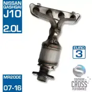 J10 NISSAN Qashqai 2.0L Manifold Catalytic Cat Converter SCPMCV121