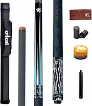 CRICAL Carbon Fiber Pool Cue Stick Set Professional Pool Sticks for Adults Low Deflection Billiard Cues with 12.5mm Tip