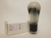 RCA UX-245 Black Plates Foil Getter Stamped Base Vintage Tube (tests hot)
