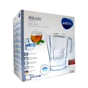 【$199超取免運】BRITA Aluna XL 3.5L 德國 濾水壺 (附MAXTRA濾心1入) 平行輸入原裝進口免運【樂天APP下單最高20%點數回饋】