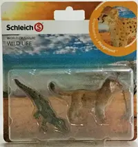 在飛比找Yahoo!奇摩拍賣優惠-現貨 Schleich 史萊奇動物模型 蜥蜴 & 小獅子