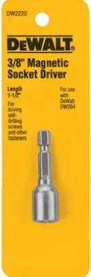 Magnetic Hex Socket Driver, 3/8 x 1-7/16 In. DW2220