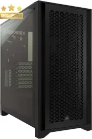 Corsair 4000D Airflow Mid-Tower ATX Case Tempered Glass High-Airflow Panel Black