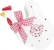 KICHOUSE Elegant Salad Plate Ceramic Dessert Plate for Dinner Parties Portion Control