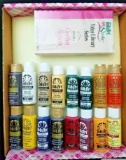 Plaid Folkart One Stroke Painting Kit By Donna Dewberry Year of (Garden) Flowers