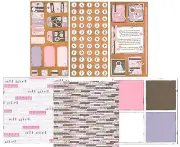 GIRL FRIEND Pretty All Girl 12x12 Scrapbooking Kit Vintage Press Collection New