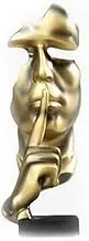 Desk Decoration Creative Abstract Art Face Decoration Home Furnishings Living Room Wine Cabinet TV Cabinet Decorations Sun (Color : Gold, Size : 10 * 11 * 28.5cm)