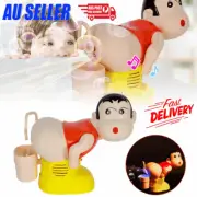 Kids Soap Bubble Blower Electric Fart Blowing Bubble Machine Music Light Toys UL