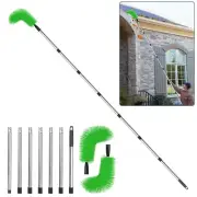 Telescopic Gutter Cleaning Brush Extendable Guard Cleaner Tool for Leaves Debris