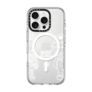 iPhone 16 Pro Clear Case MagSafe Compatible Happi Class X-Kun (White) By Herocross