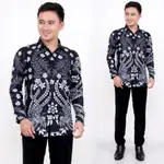 KEMEJA DISTRO OF 男士 BATIK 襯衫長袖刺繡 SOGAN SOGAN_COLLECTION