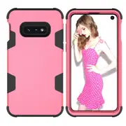 Rose Red 3-Layer Armor Samsung Galaxy S10e Protective Case