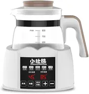 Sterilisers Sterilizer, Baby Constant Temperature Milk Regulator, Intelligent Glass Milking Machine, Automatic Constant Temperature Touch Screen Pot (Color : Silver)