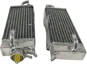 Both Sides Compatible With Yamaha YZ125 YZ250 YZ 125 250 1993-1995 Aluminum Radiator Cooler Cooling Coolant 1993 1994 1995