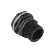 Threaded Fitting IBC Garden PP Black Connection Drip Irrigation External