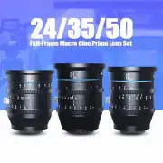 SIRUI Jupiter 24mm 35mm 50mm T2 75mm 100mm T2.8 Macro Full Frame Cine Lens PL/EF