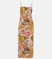 [SIR] SIR Talulah floral linen maxi dress AU 6 multicoloured