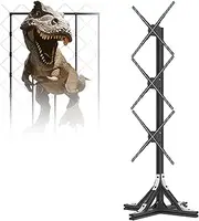 3D Hologram Projector Advertising Screen, 1X3 LED Hologram Fan, Animation Projector, Life-Size Video Wall for Store Signage with Wi-Fi and Bluetooth,65cm