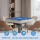 Large Size Rubber Noise Reduction Mahjong Mat Foldable Mahjong Table Mat Smyib