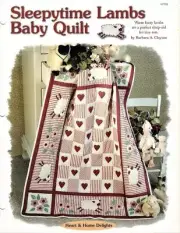Sleepytime Lambs Baby Quilt Creative Scrap Pattern w/ Templates