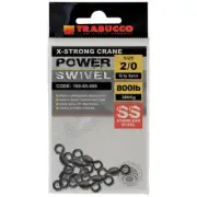 Fishing Swivels Crane x-Strong Power SS N 10 Trabucco 100 LB Stainless Trolling