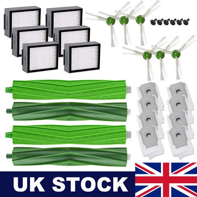 For iRobot Roomba i7 i7+ Plus i8 i4 i3 E5 E6 E7 Vacuum Parts Brush Filter Bag