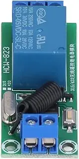 5V Relay Module Learning Wireless Intelligent Remote Control Switch with, Supports Jog Mode, Self Locking Mode, Learn Up to 50 Sets of Remote Controls