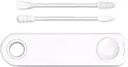 Rissunkv Silicone Swab Reusable | Ear Cleaning Silicone Buds Washable | Sanitary Alternative Swab With Dust-proof Cases For Ear Care, Makeup, And Travel