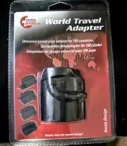 Swiss Travel Products SWA1.1 World Travel Adapter EU/UK/EURO/AUS New/Sealed