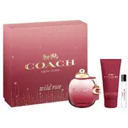 Coach Wild Rose set regalo EDP 90 ml, EDP in miniatura 7,5 ml e lozione per il corpo 100 ml