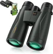 12 * 52 HD Binoculars for Adults High Powered,Binoculars for Bird Watching