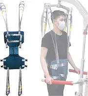 Patient Lift Sling, Padded Patient Transfer Assist Belt, Walking Standing Aids Full Body Transfer Belt Strap, for 400lb Weight, Patient Lift Sling Medical Lift Equipment,L