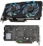 Gaming Graphics Card, RTX2060 6GB 192bit GDDR6 Video Card with 2 Cooling Fans, 1365MHz 14000MHz, HDMI/DisplayPort/DVI D Port, PCI Express 3.0 16X, for W 7 8 10 PC