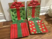 GOURMET FITZ & FLOYD KRINGLE CHRISTMAS PACKAGE Set of Appetizer Plates 8'' NIB