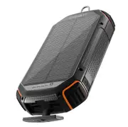 Cygnett ChargeUp OutBack 20K mAh Outdoor Solar Power Bank-Black(CY4412PBCHE),1xUSB-C(15W),2x USB-A (12W),Dust Waterproof,Flashlight,2 Years Warranty CY4412PBCHE