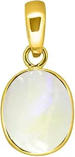 [Akshita gems] 16.25 Ratti 15.20 Carat Natural Opal Pendant Certified Natural Australian Opal Stone Gold Plated Pendant for Men and Women By Lab Certified, free size, Loose Gemstone, Opal