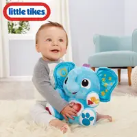 在飛比找PChome24h購物優惠-美國 Little Tikes 小泰克-音樂安撫小象(藍)