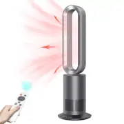 ANGELO Bladeless Oscillation Rotation Fan Cool Hot 9H Timer Remote Control