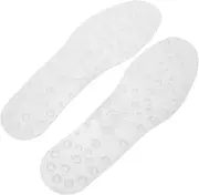 Anneome 1Set Sweat Absorption Shoe Inserts Generation Transparent Insoles with Massage Particles for Men and Women Comfortable and Durable Foot Care
